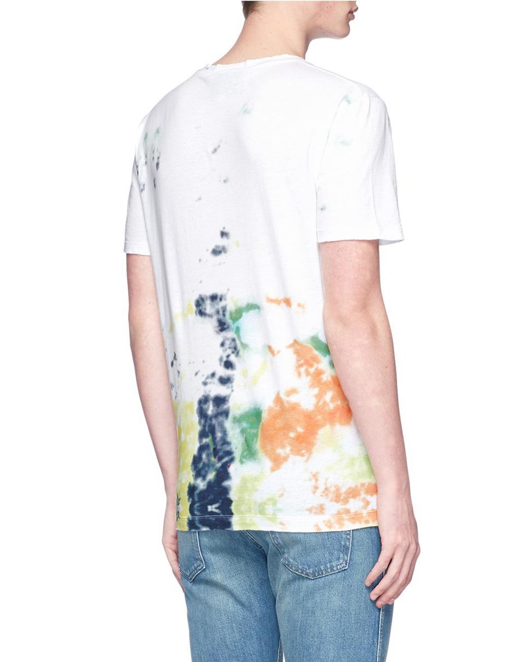 Gucci Logo Print Tie Dye T-shirt for Men | Lyst