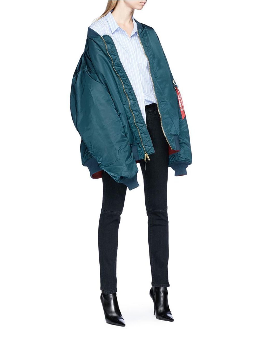 Vetements X Alpha Industries Oversized Reversible Ma-1 Bomber