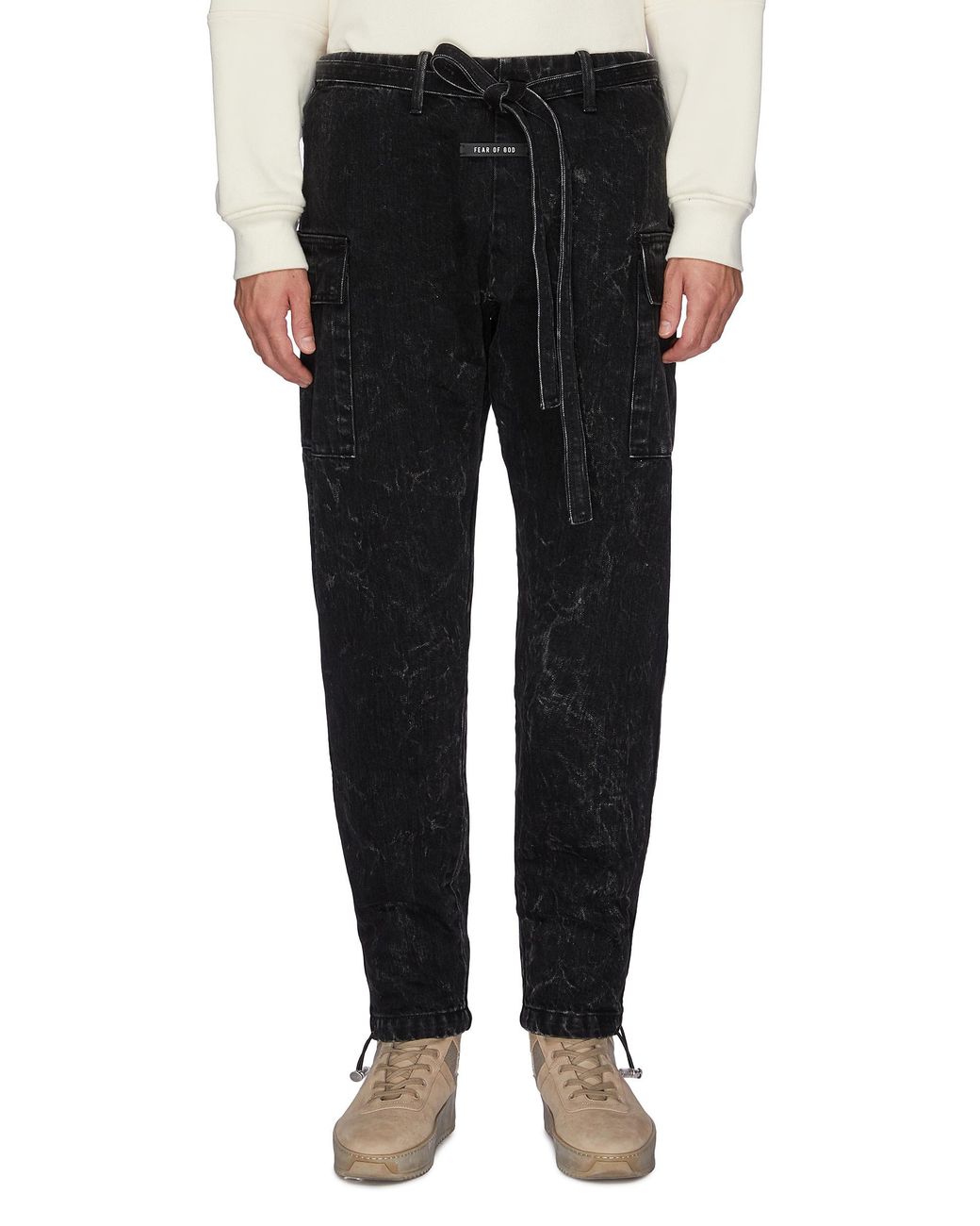 black belted cargo pants