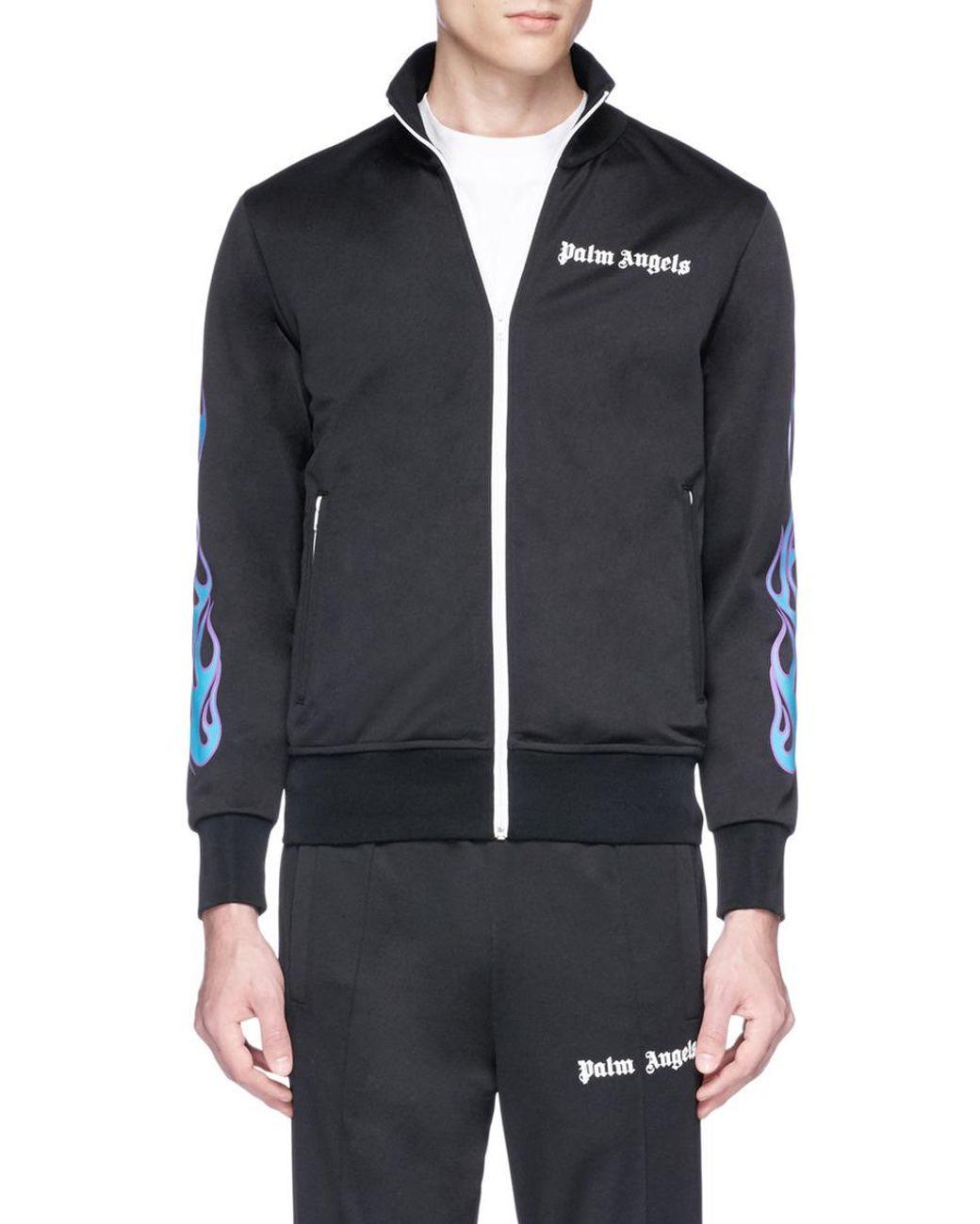 Palm angels 2025 flame track jacket