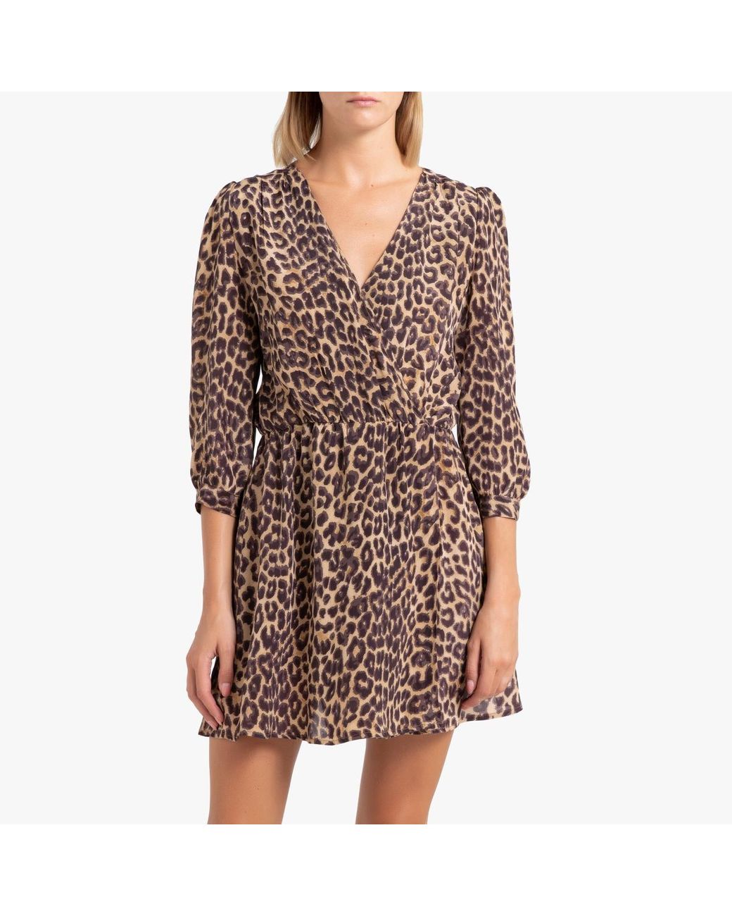 robe imprimee leopard