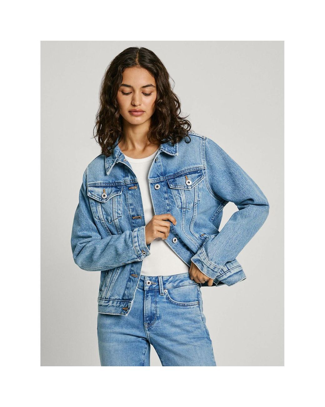 Cazadora vaquera de Pepe Jeans de color Azul Lyst