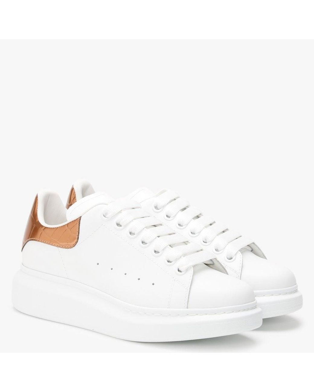 alexander mcqueen trainers rose gold