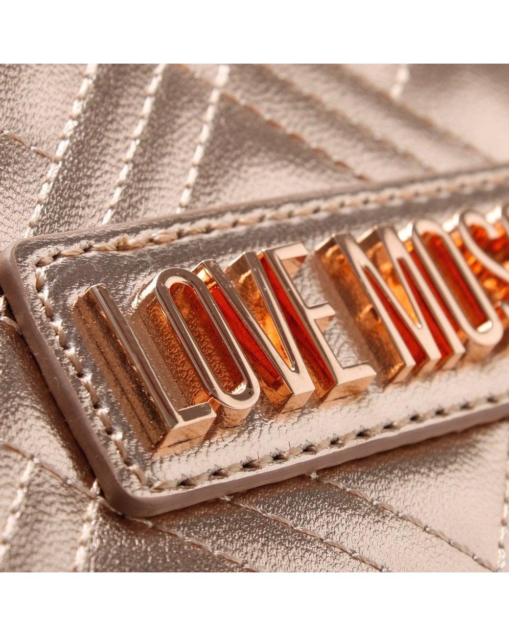 moschino bag rose gold