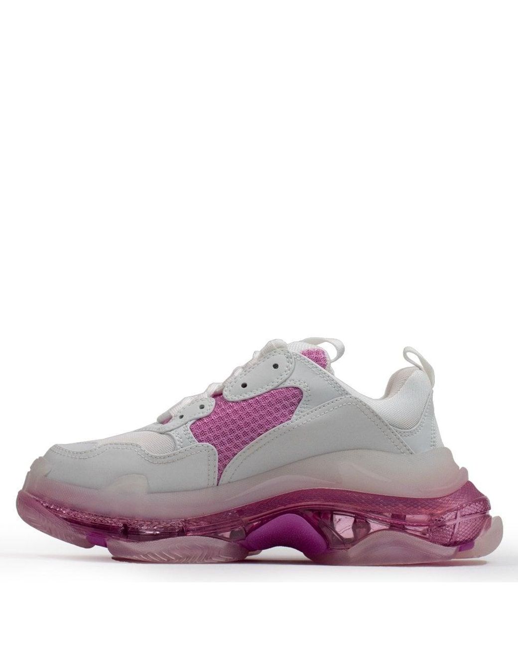 pink balenciaga clear sole
