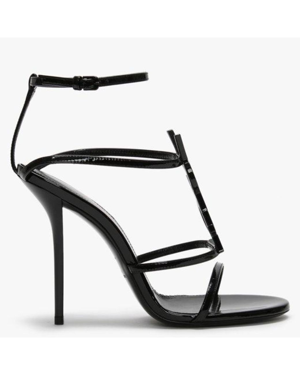 cassandra patent leather ysl sandals
