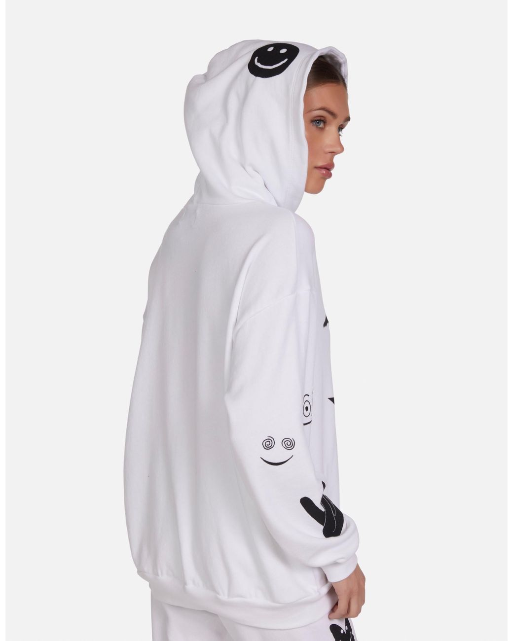 Lauren Moshi White Harmony Scribble Eye Elements