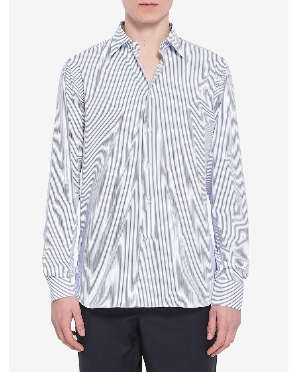 Borriello White Spaccanapoli Shirt for men