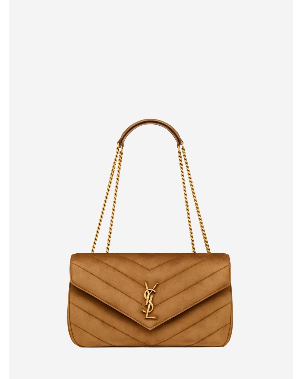 Saint Laurent Natural Medium Loulou Bag
