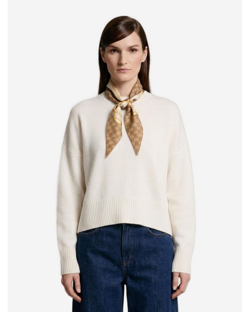 Loulou de Saison White Ivory Anton Sweater