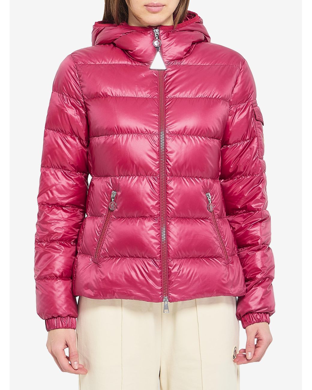 Moncler Pink Glesse Down Jacket