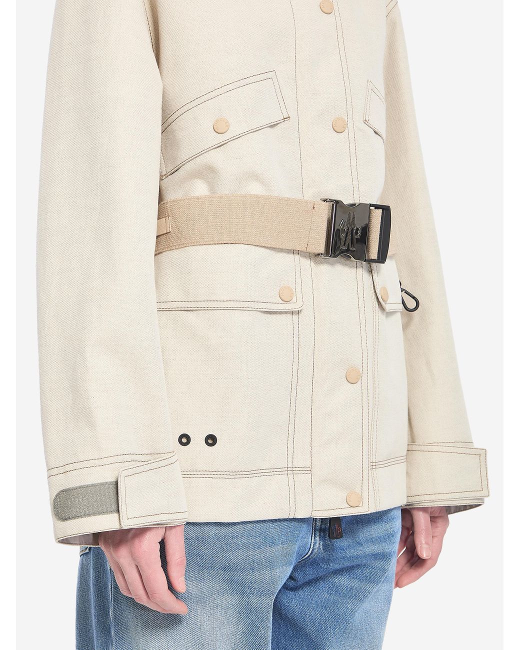アウターその他 MONCLER Tarkine field jacket Moncler Tarkine Field Jacket in Natural | Lyst