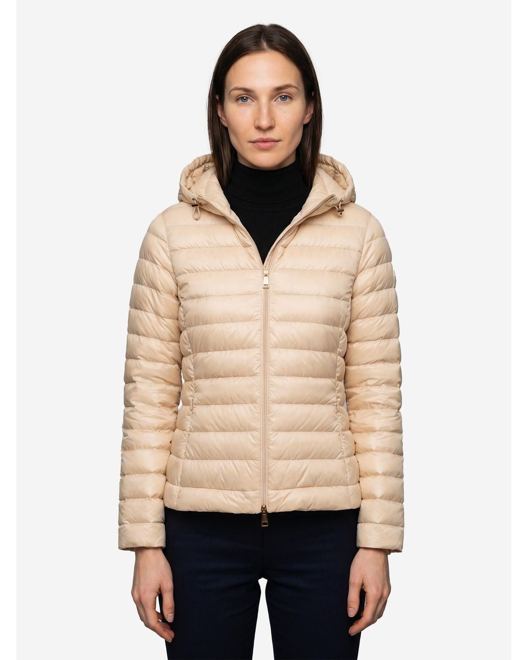 Moncler Natural Igelhood Short Down Jacket