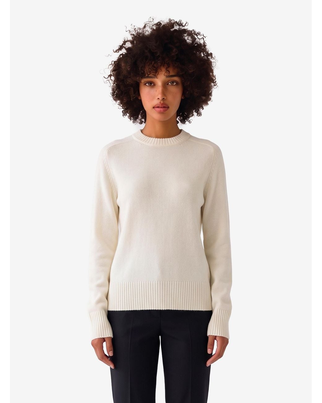 Loulou de Saison White Ivory Baltra Sweater