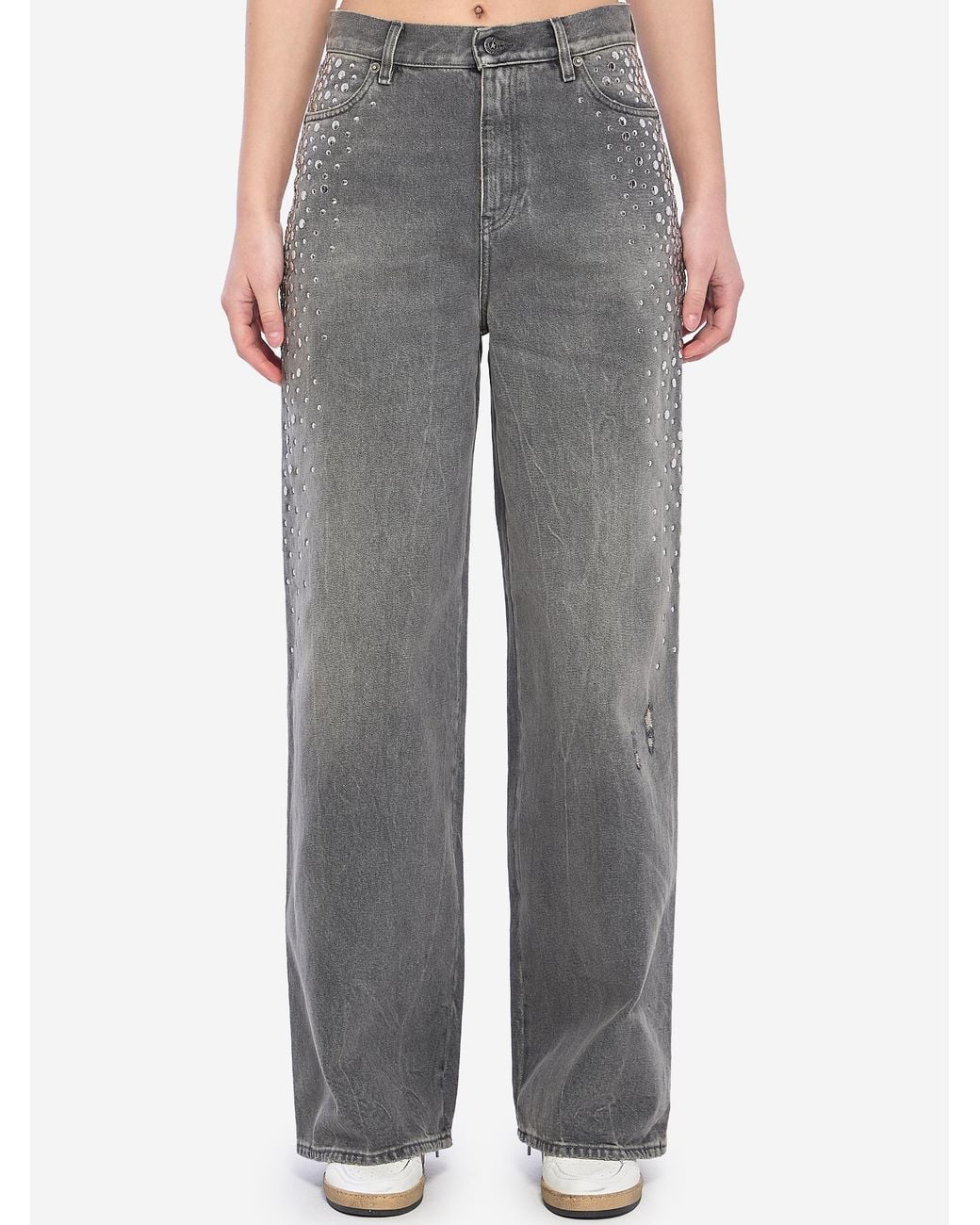 Golden Goose Deluxe Brand Gray Vintage Melody Boyfriend Jeans