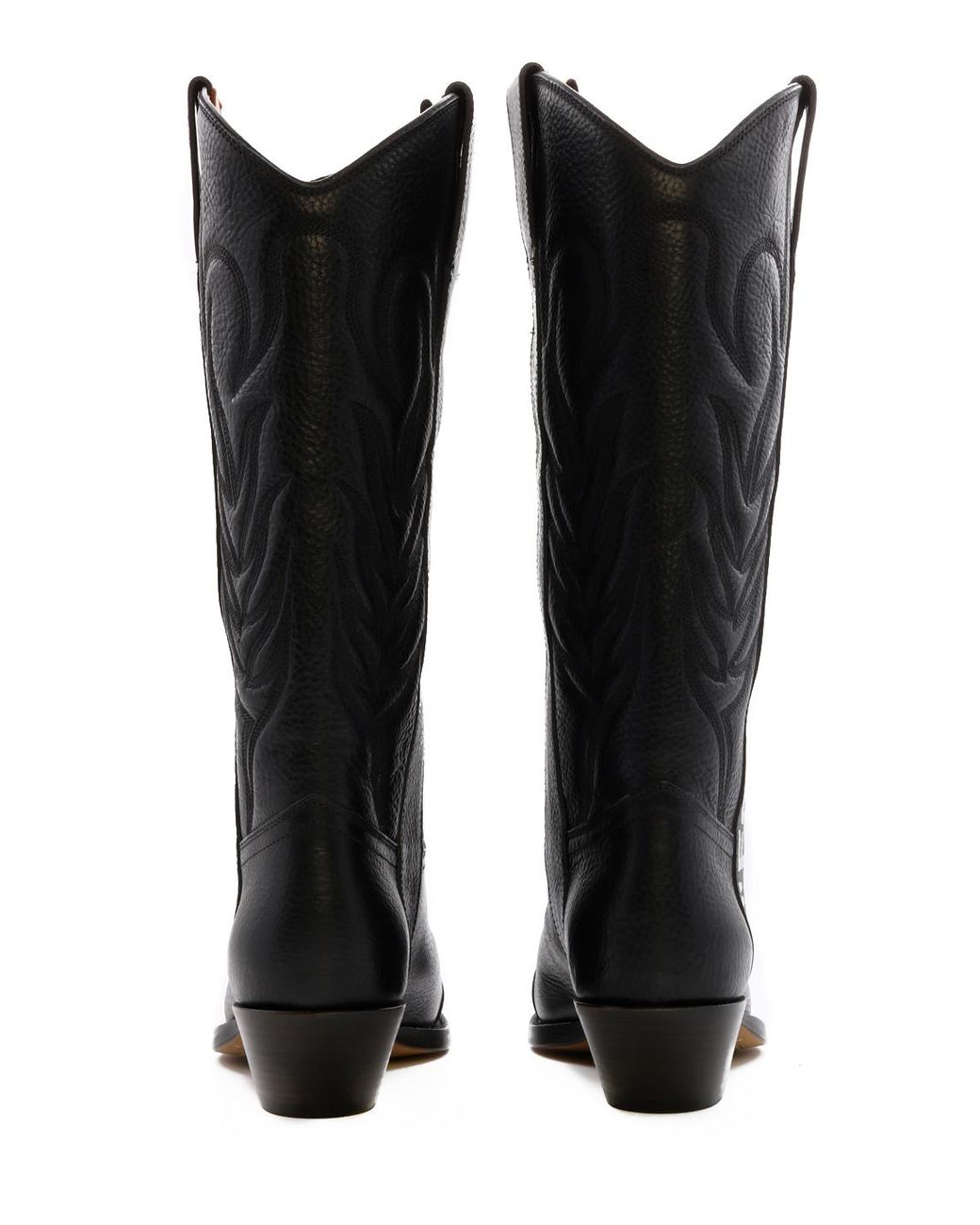 ロングブーツ OFF WHITE Black Leather For Walking Boots Off-White's 