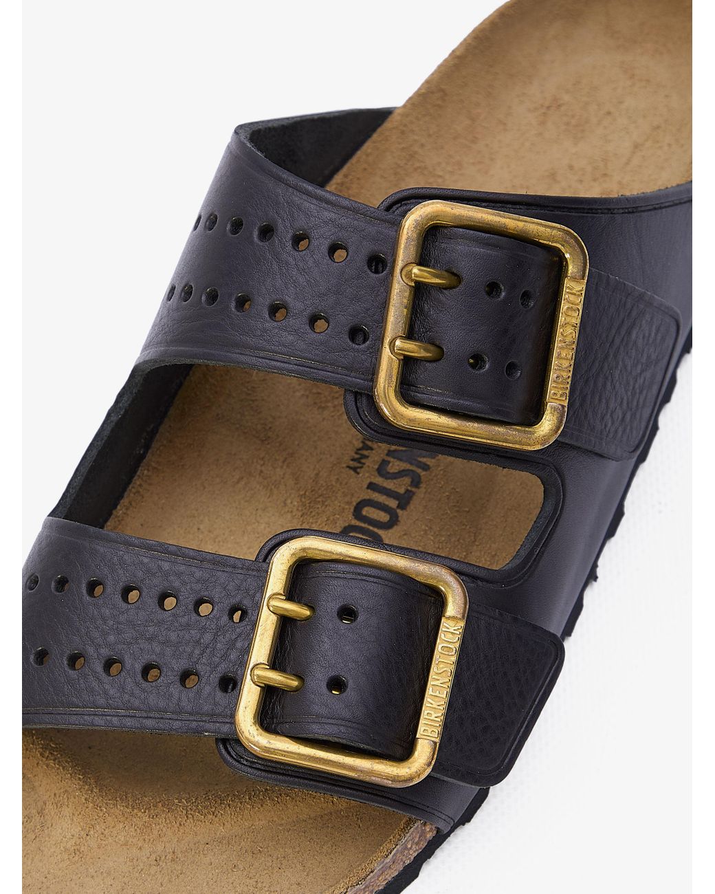 Birkenstock Arizona Bold Gap Sandals in Black for Men | Lyst