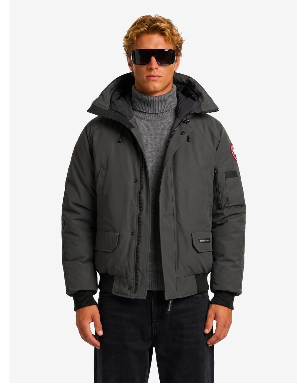 Canada Goose Gray Granite Chilliwack Bomber for men