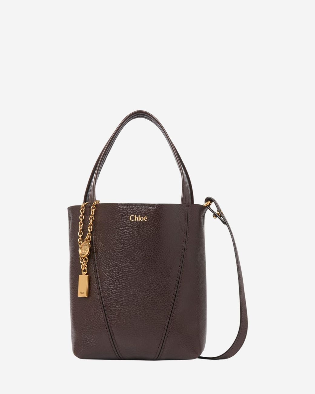 Borsa Chlo Spin di Chloé in Brown