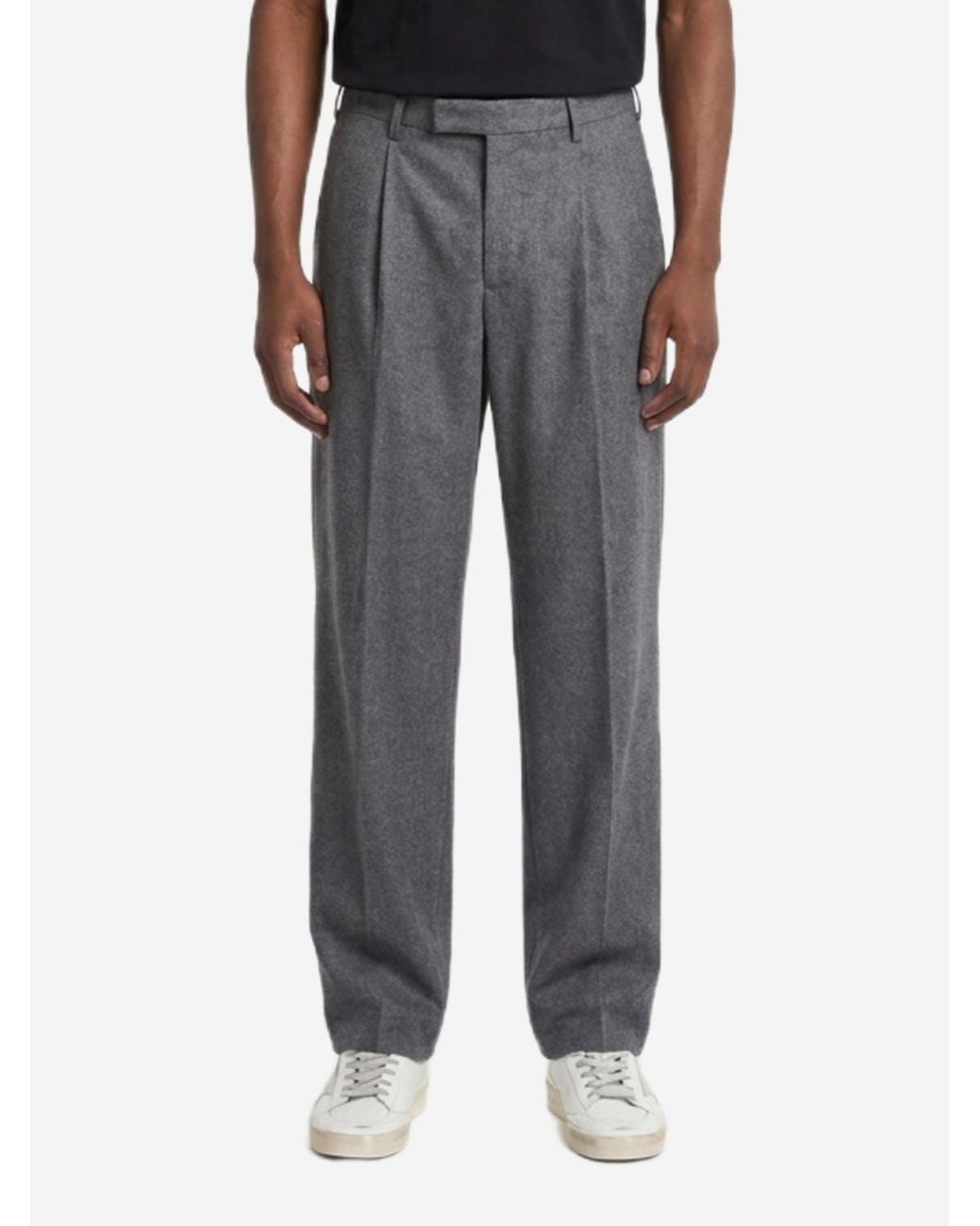 PT Torino Gray Samuel Trousers for men