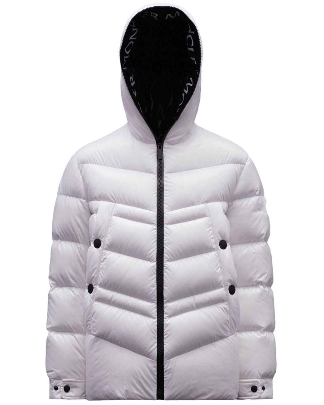 Moncler Clair Short Down Jacket in White | Lyst