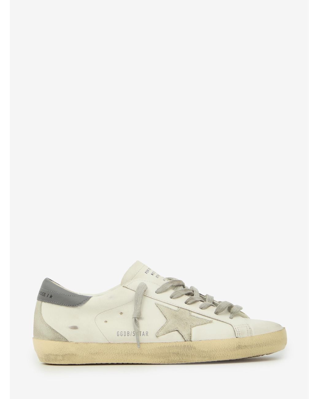 Golden Goose Deluxe Brand White Super-Star Sneakers for men