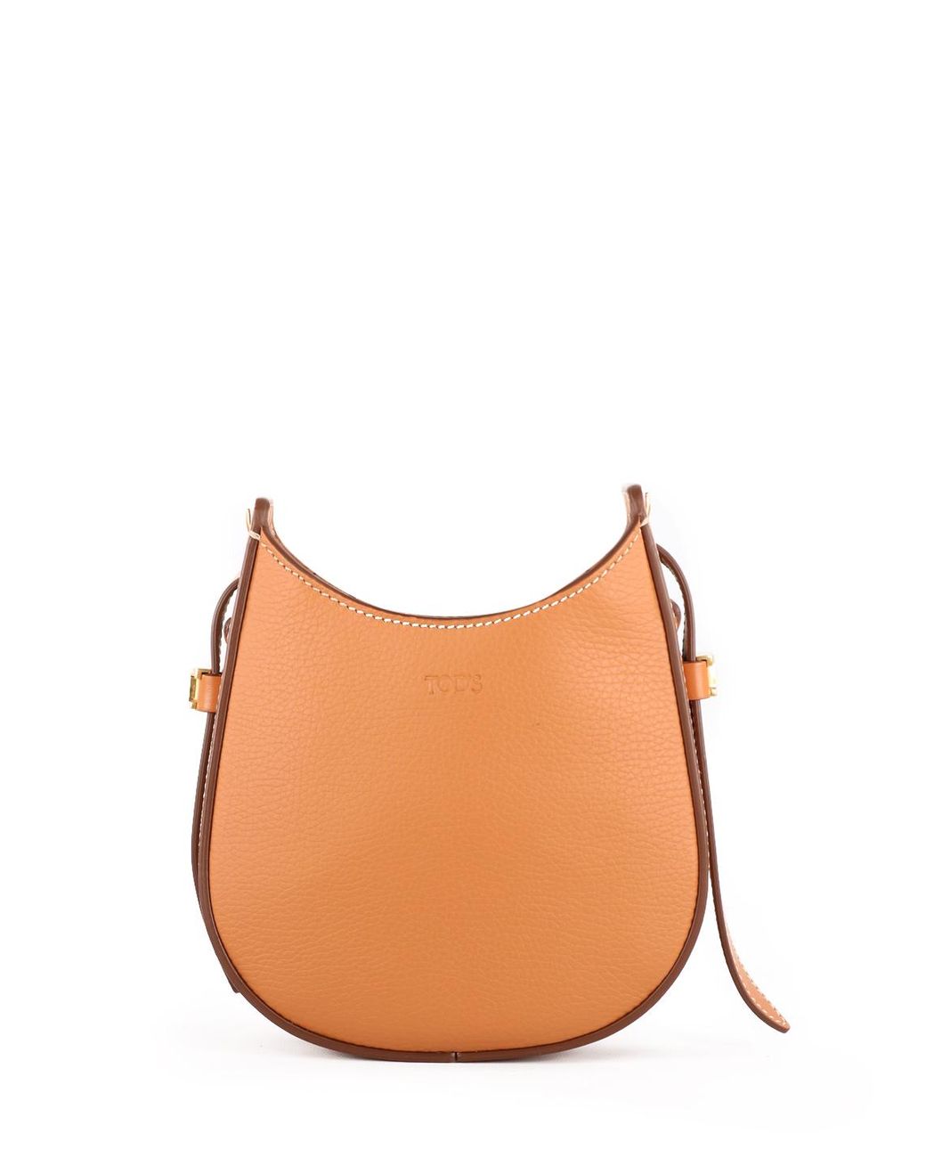 Tod's Micro Leather Oboe Bag in Brown Lyst