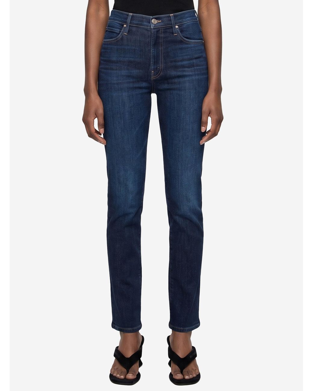 Mother Blue The Rascal Skimp Jeans