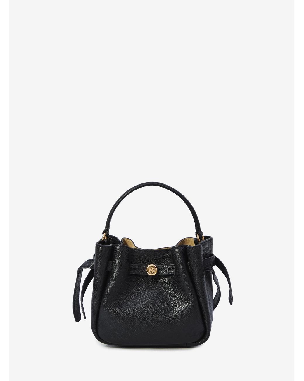 Tory Burch Black Romy Mini Bucket Bag