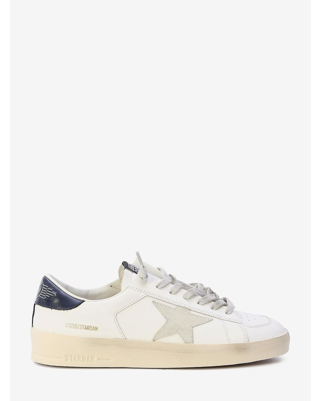 Golden Goose Deluxe Brand White Stardan Sneakers for men