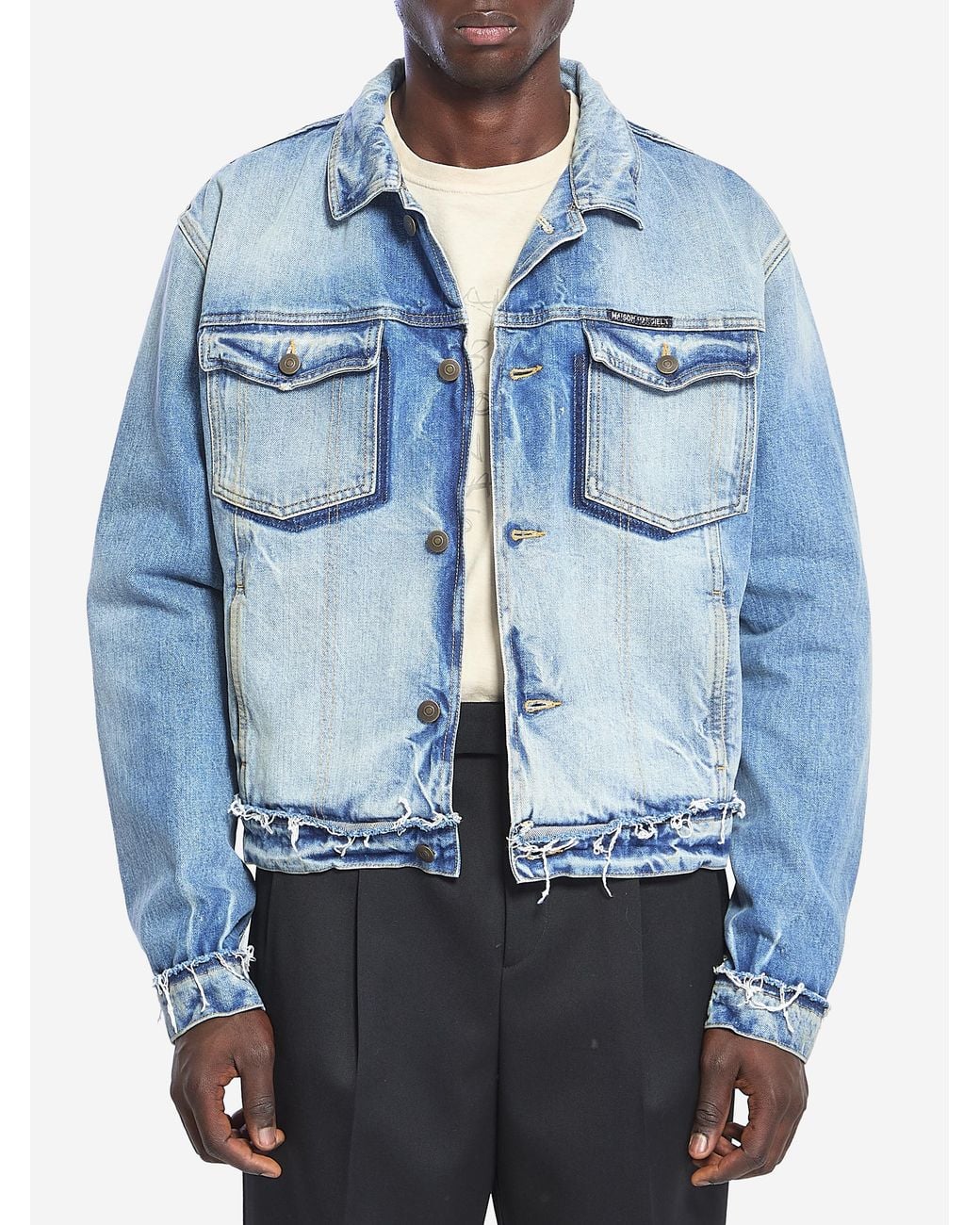Maison Margiela Blue Denim Jacket for men