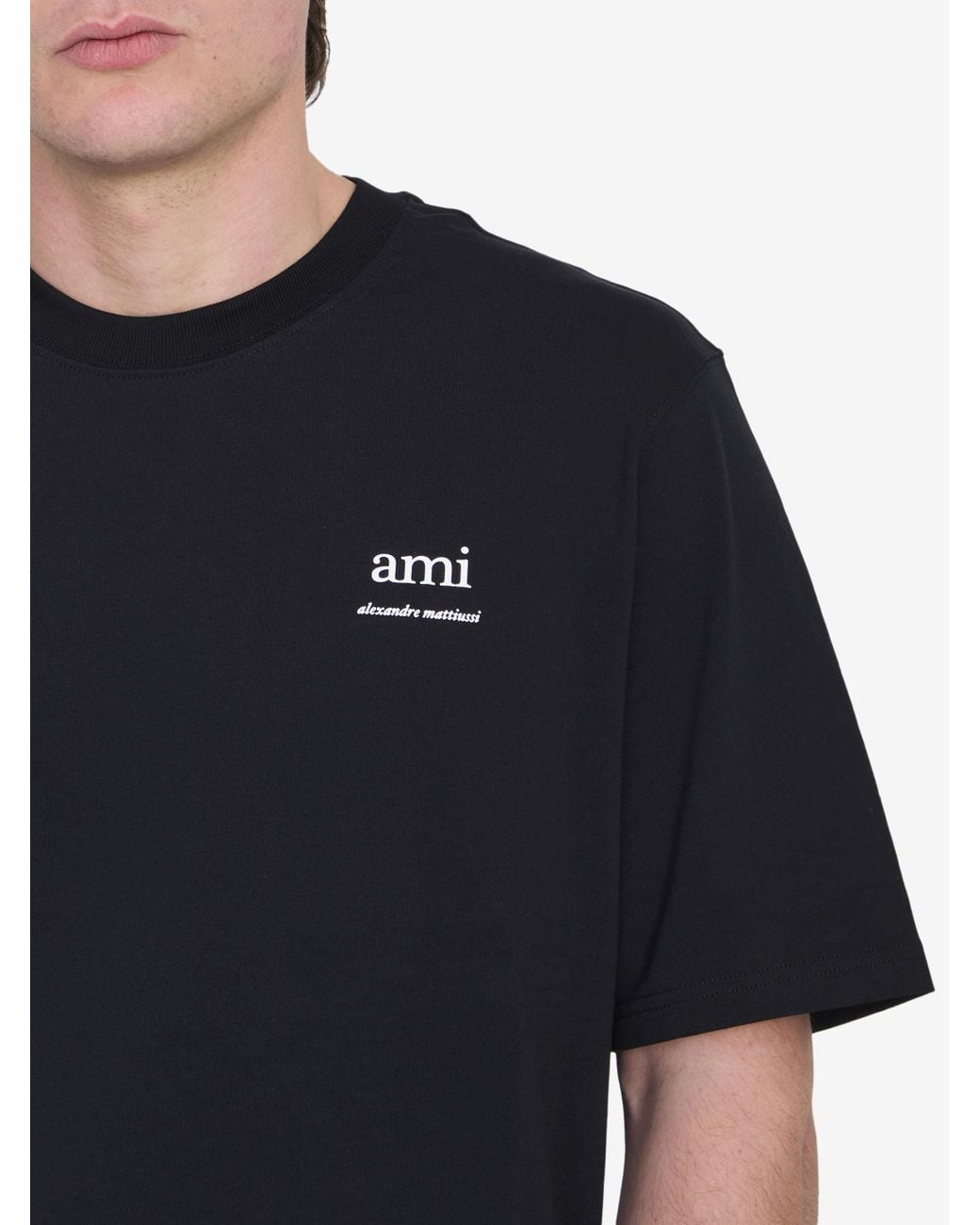 ami paris Tシャツ ami alexandre mattiussi AMI PARIS - NAVY AMI ALEXANDRE MATTIUSSI T-SHIRT – LE LABO STORE