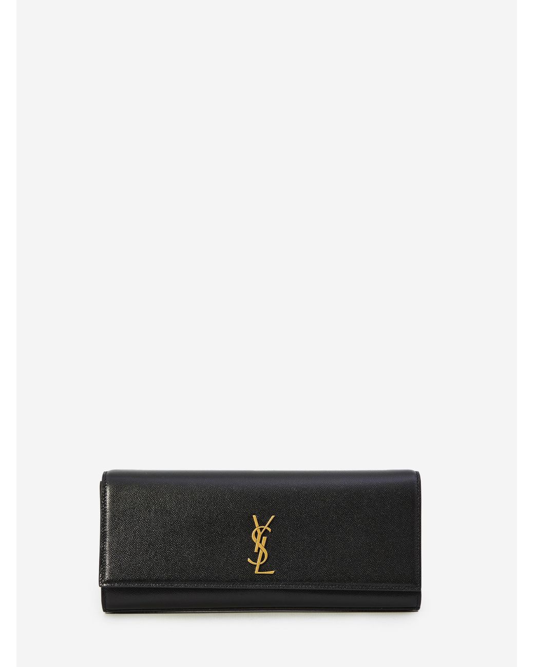 Saint Laurent White Kate Baguette Clutch