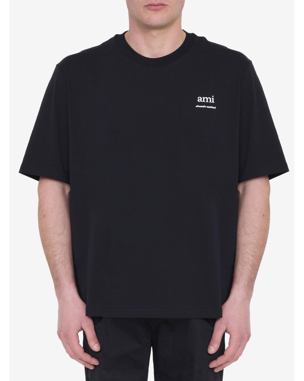 Ami Paris Ami Alexandre Mattiussi T-Shirt in Black for Men | Lyst