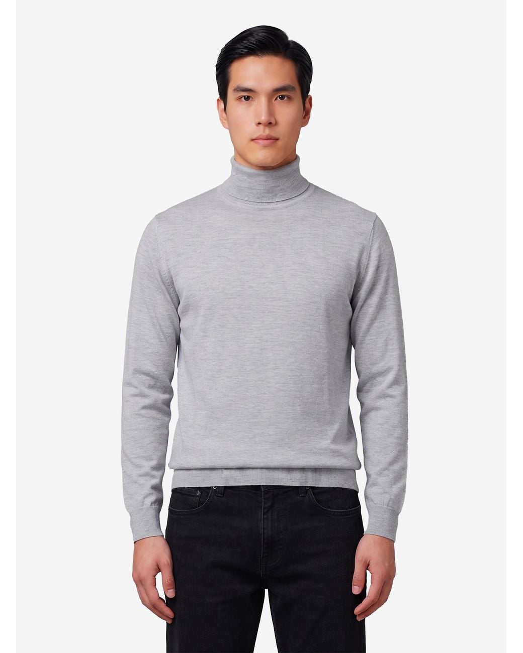 John Smedley Gray Cherwell Jumper for men