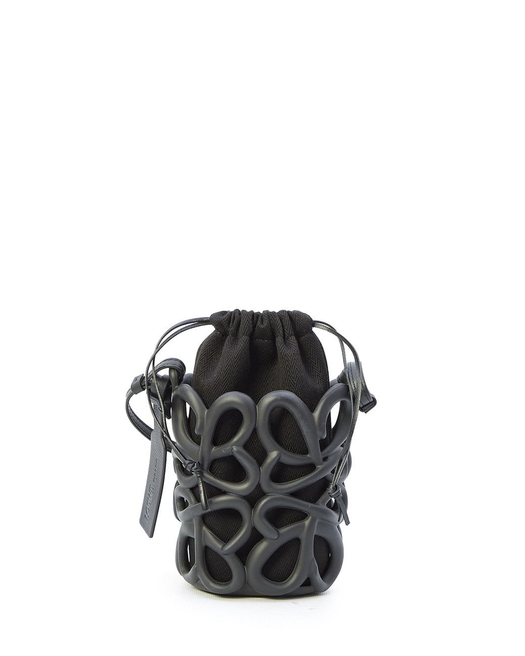 ショルダーバッグ・ポシェット Anagram Inflated Basket Bag in Purple Loewe Anagram Inflated Basket Bag in Purple - Runway Catalog