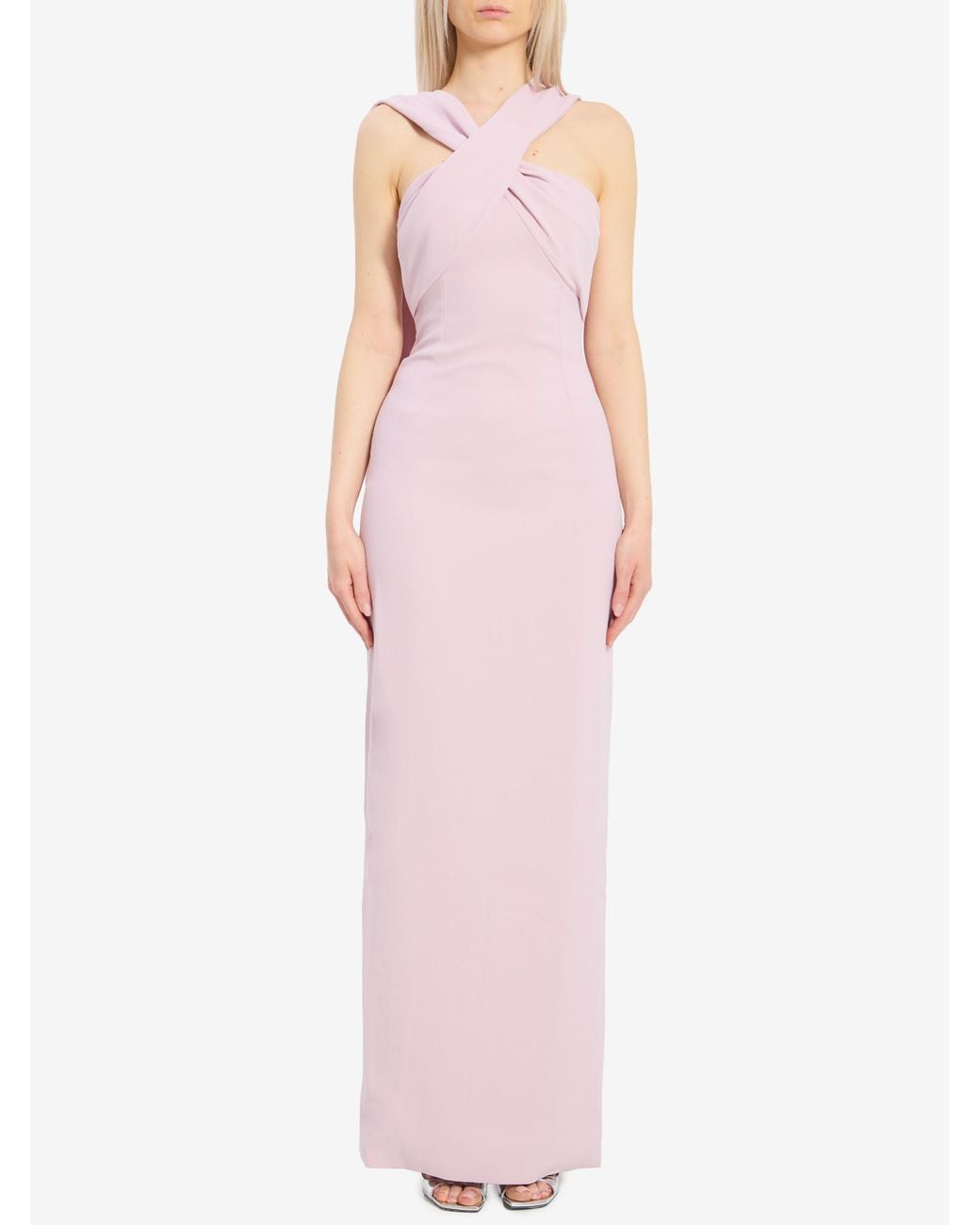 Solace London Pink Rona Maxi Dress