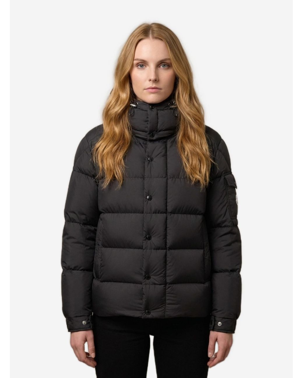 Moncler Black Maya 70 Short Down Jacket
