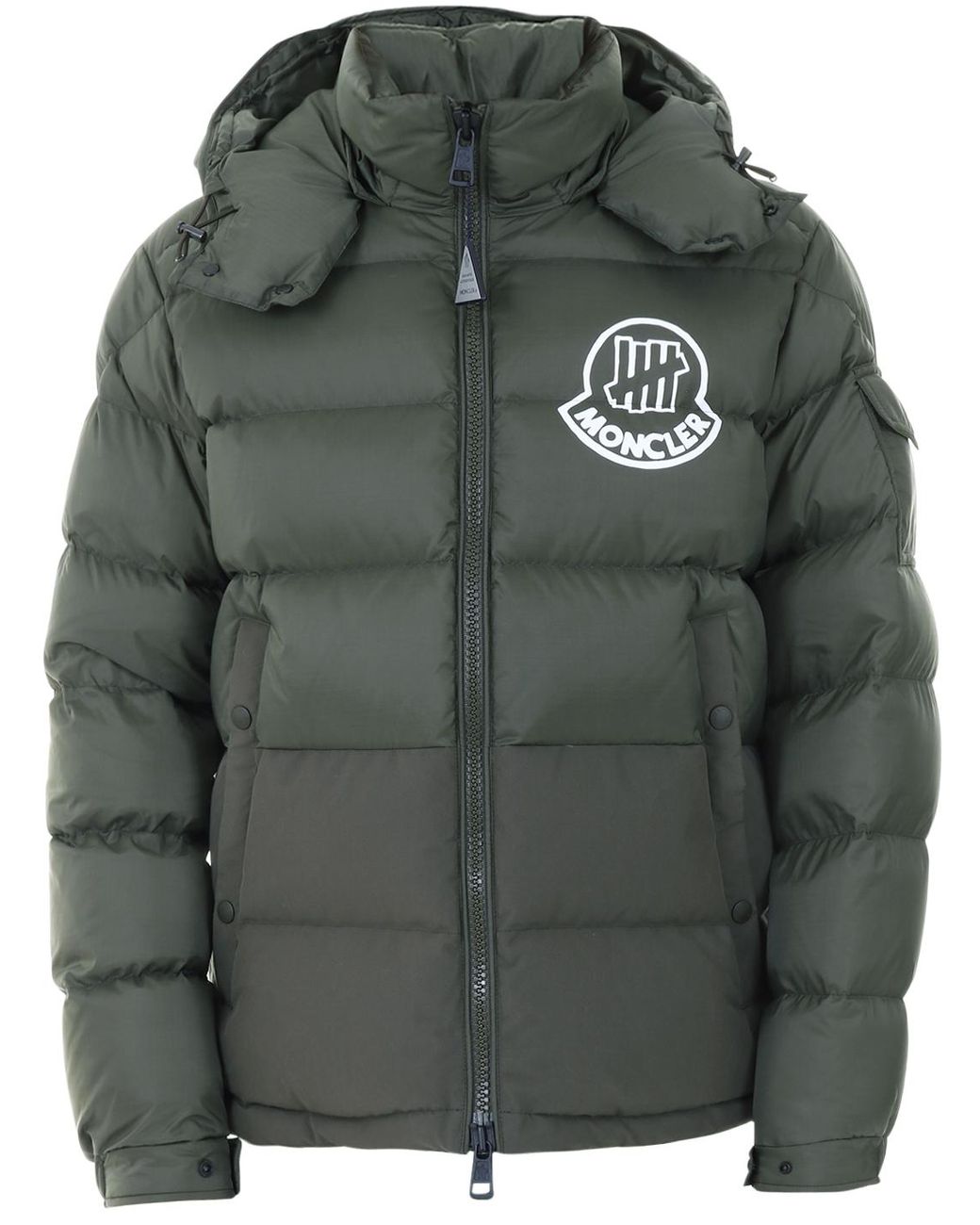 Moncler Undefeated Down Jacket in Green for Men - Lyst