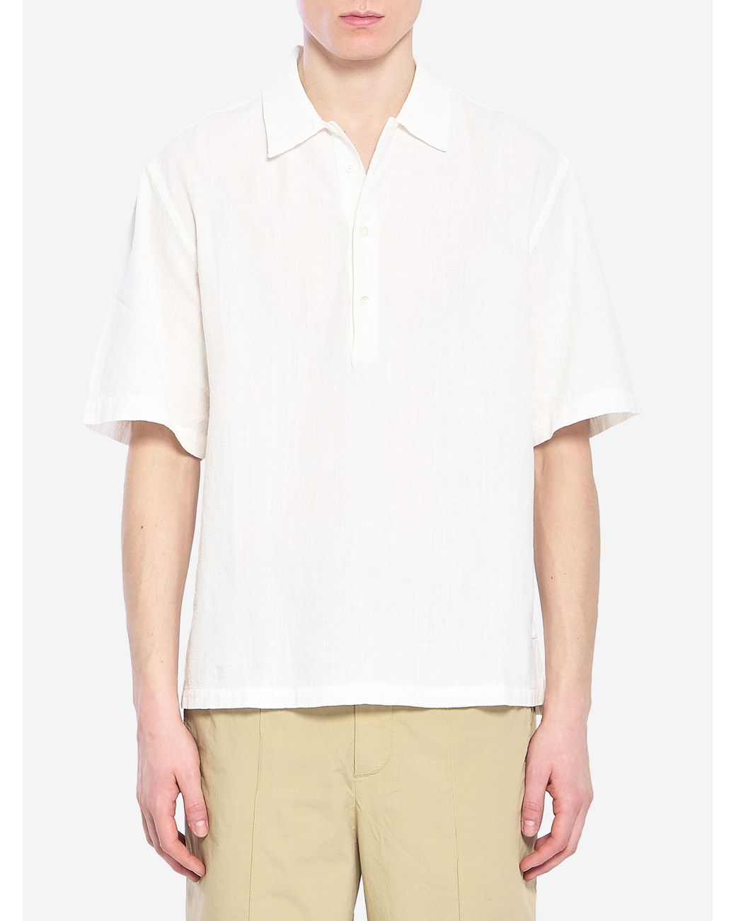 Barena White Mola Lanchin Shirt for men