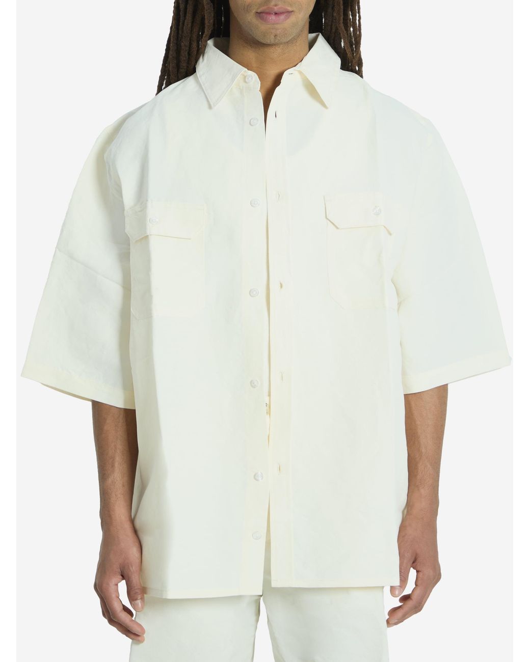 Willy Chavarria White Corcoran Shirt for men
