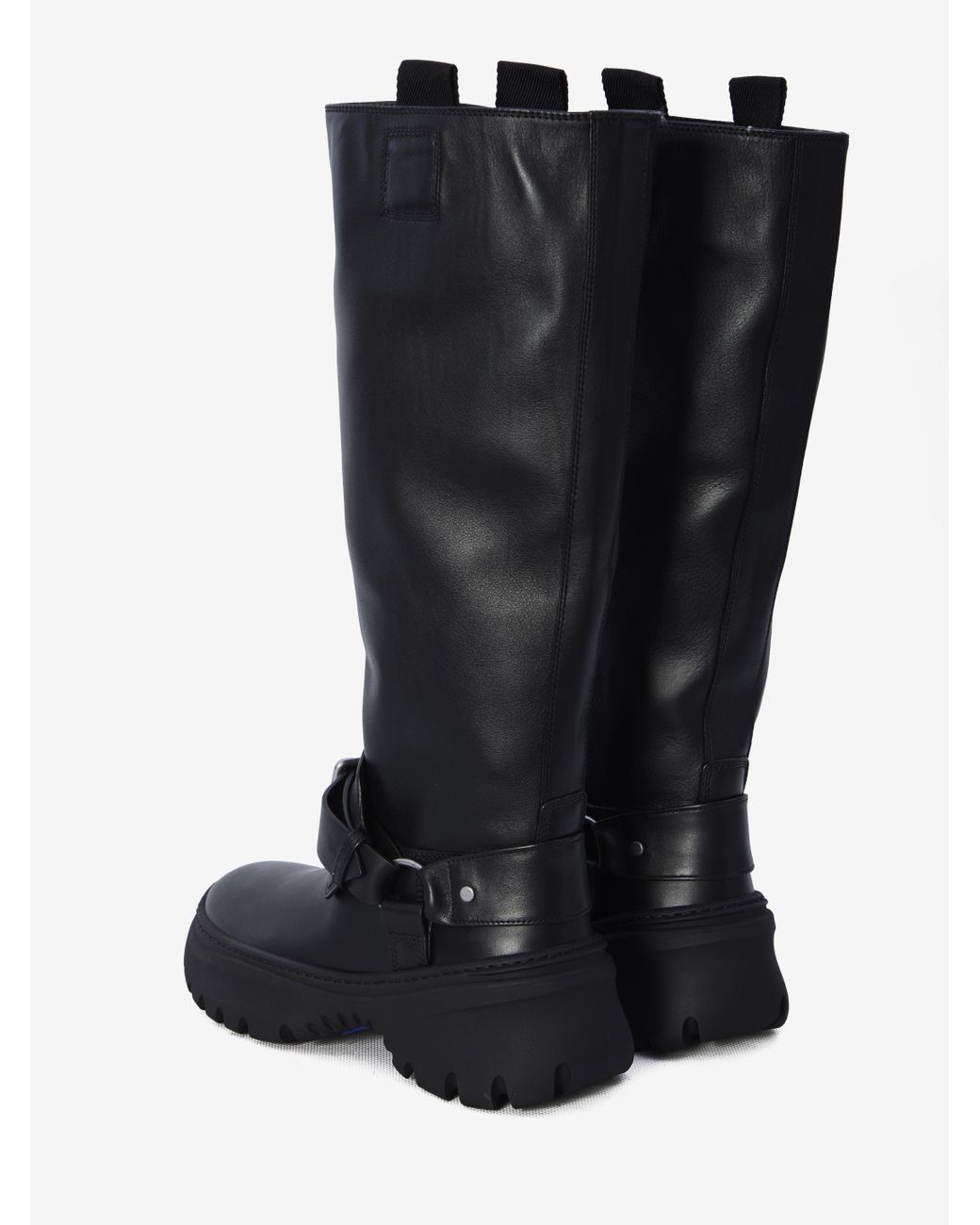 ロングブーツ BURBERRY Stomp High boots Burberry Stomp Knee-High Boots | Saks Fifth Avenue