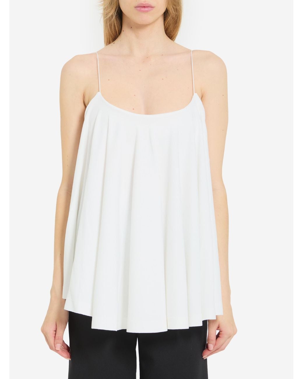 Jacquemus White Voile Top