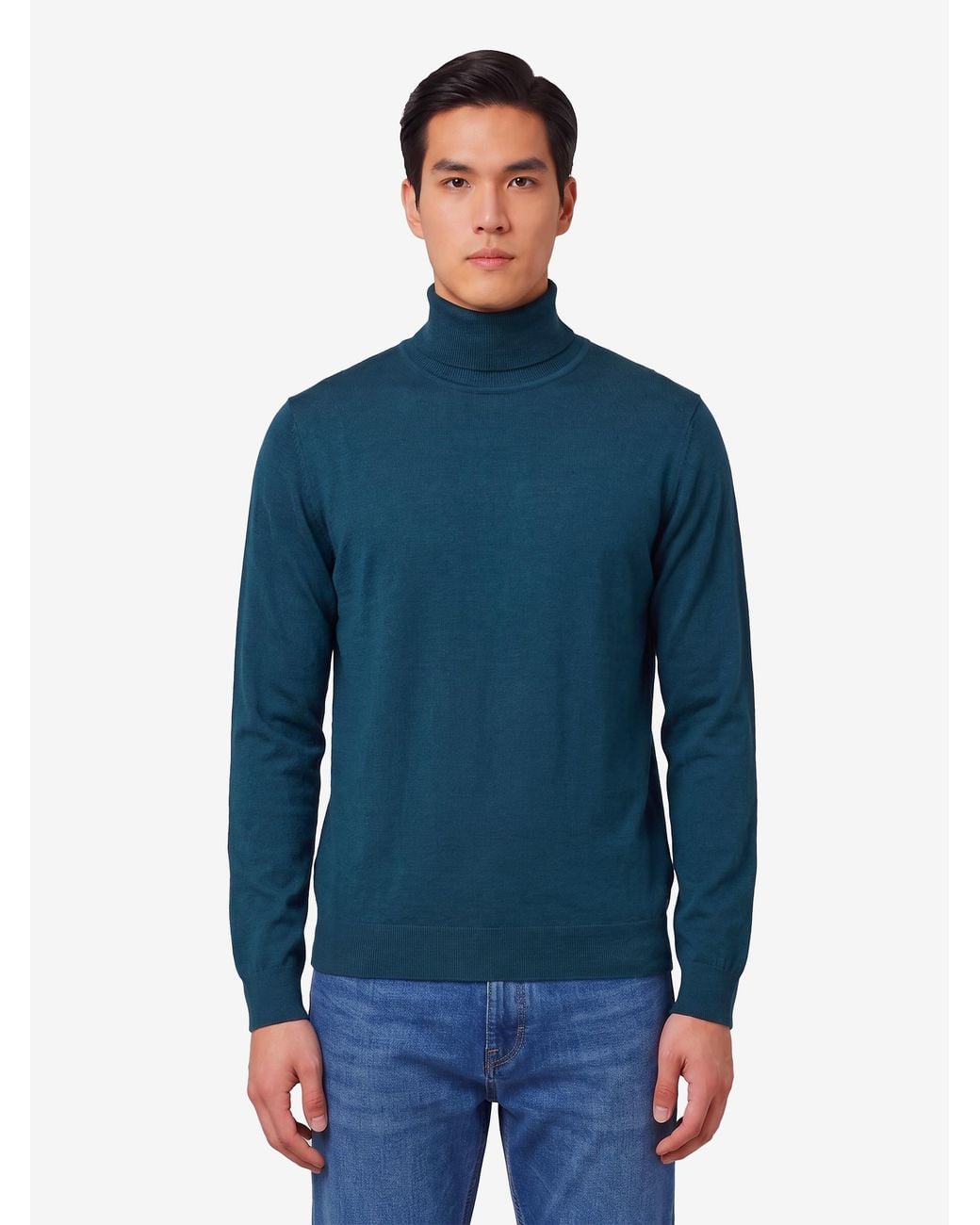 John Smedley Blue Cherwell Jumper for men