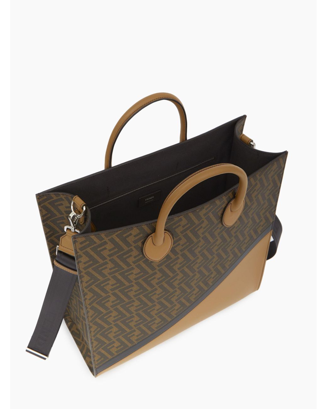 【FENDI】トート Fendi Diagonal Vertical Tote ★関税送料込み fendi-Beige-Vertical-Tote-Bag.jpeg
