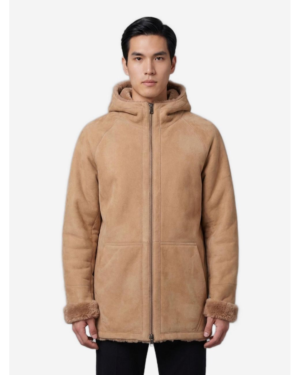 Salvatore Santoro Natural Reversible Midi Jacket for men
