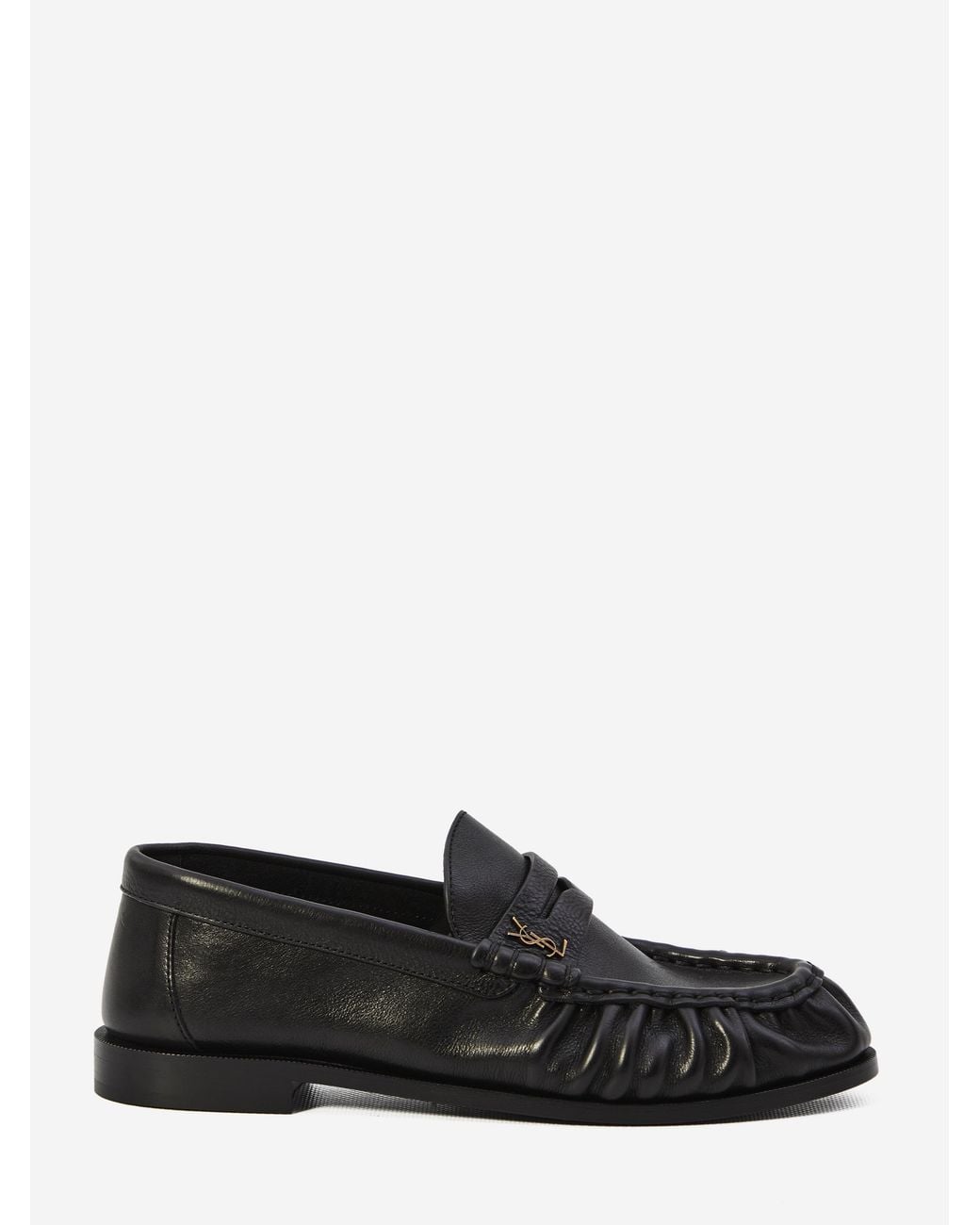 Saint Laurent White Le Loafer Mocassins