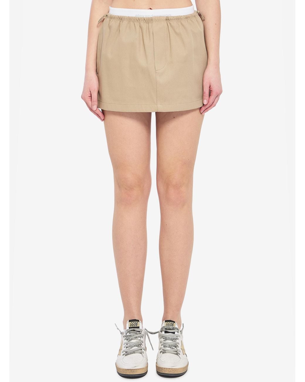 Alexander Wang Natural Midrise Mini Skirt