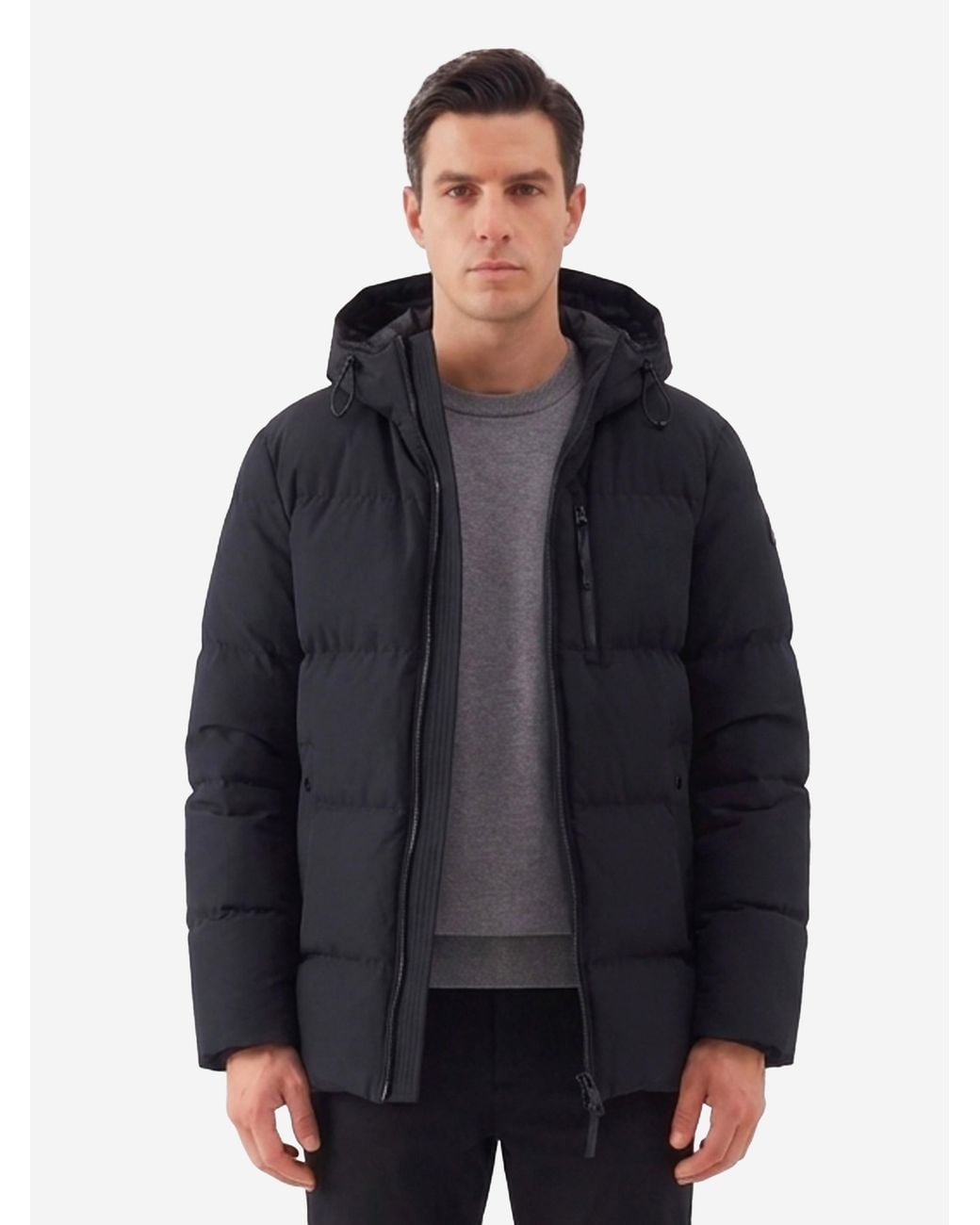 Moose Knuckles Blue Soho 3Q Down Jacket for men