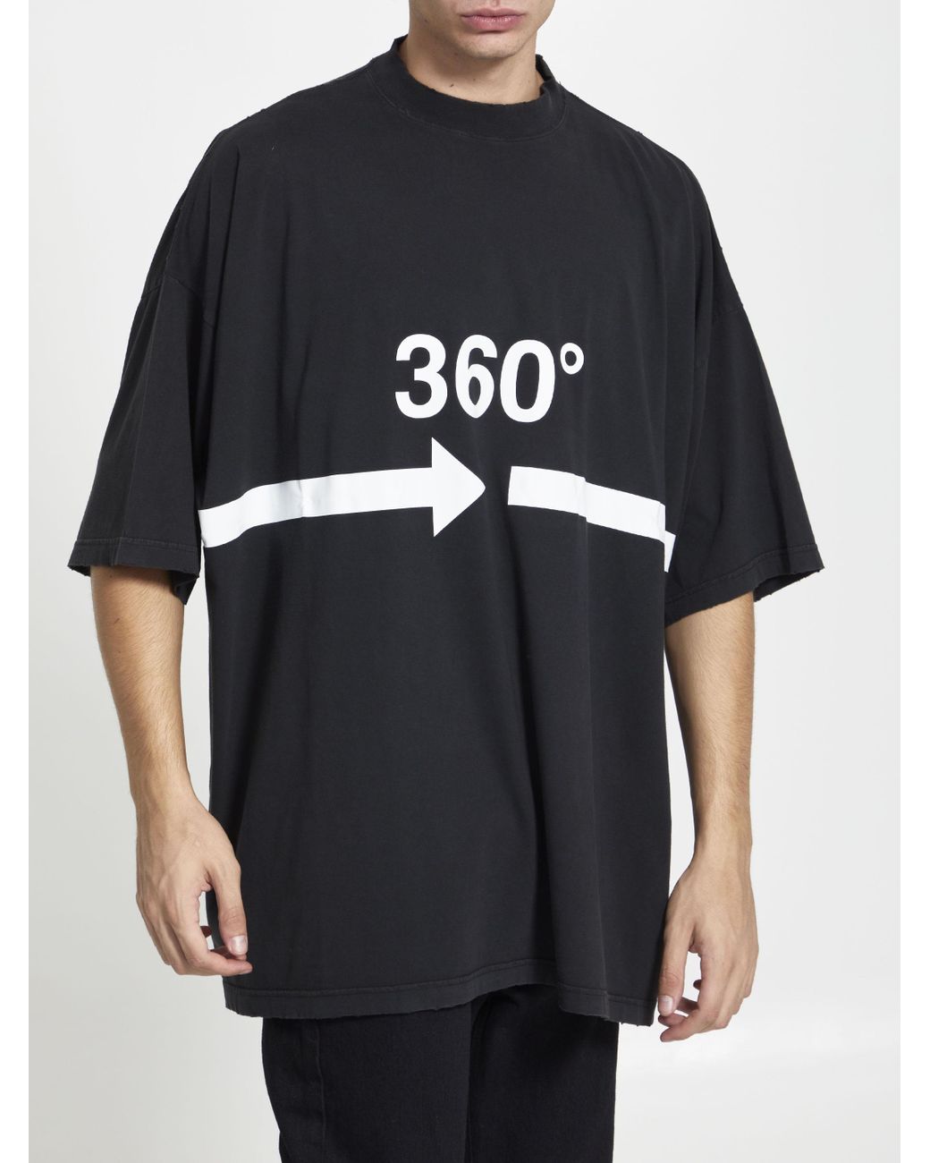 直営店☆BALENCIAGA☆ SALE!オシャレ♪360° Tシャツ Balenciaga Oversized 360 T-shirt in Black for Men | Lyst